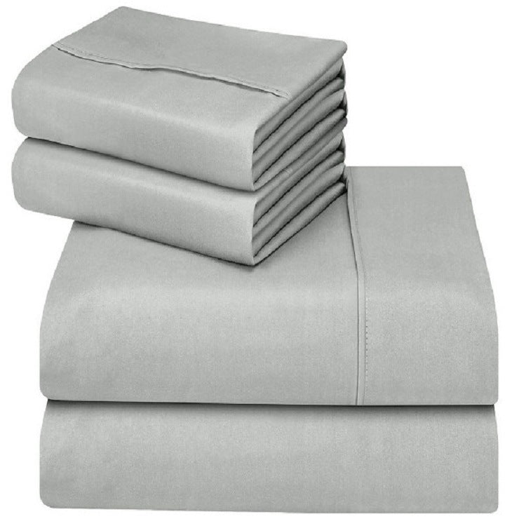 Home Textile Plain Inlay Sheet Set