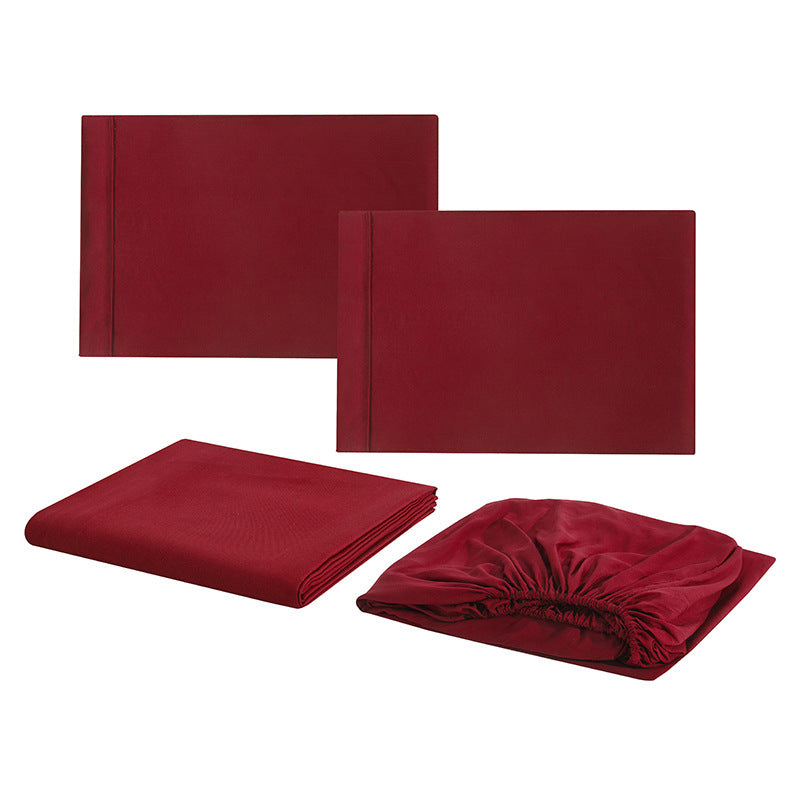 Home Textile Plain Inlay Sheet Set