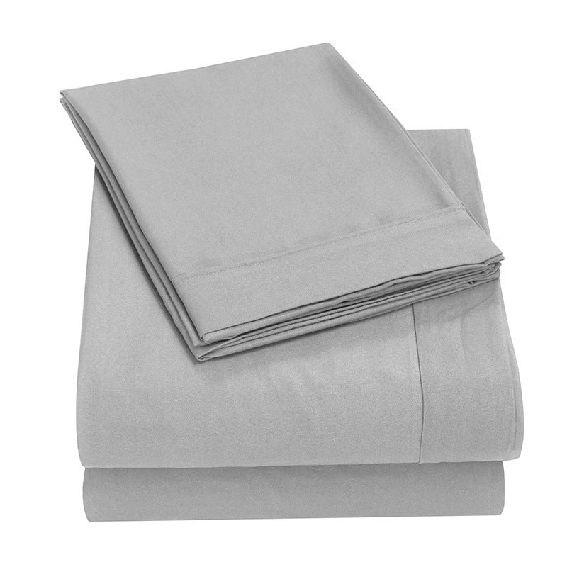 Home Textile Plain Inlay Sheet Set