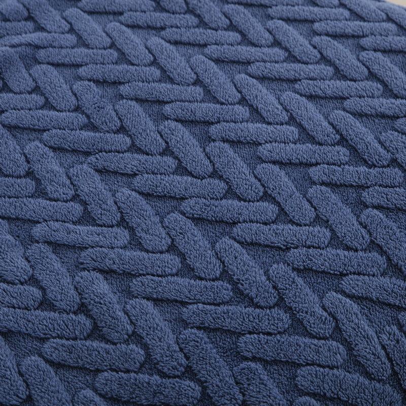 Single-layer Double-sided Jacquard Tower Velvet Blanket